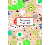 Kalender 2026 2027 a4 tagesplaner: Buchkalender 1 Tag 1 Seite mit Uhrzeiten und Platz für Notizen | 365 Tage