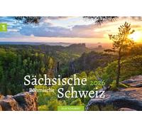 Kalender Sächsische & Böhmische Schweiz 2026: Wandkalender 45 x 30 cm