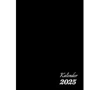 Kalender XXL: A4 I 1 Seite / Tag mit Zeiteinteilung | 365 Tage | Terminkalender | Office Planer | Kalenderbuch | Farbe Schwarz