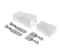 KALI-2502A Fastin-Faston Set 2 poli con connettori faston maschio e femmina 0,75-1,5mm² e custodie abbinate