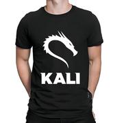 Kali Cyber Security Hacking Fun T Shirt Black L