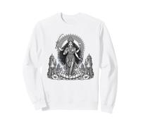 Kali Dea indù Sacro Potere Divino Line Art Felpa