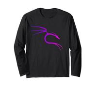 Kali Linux Hacker Dragon Design Maglia a Manica