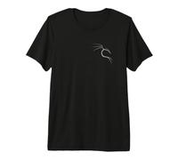 Kali Linux Lover Tee White Worn Vintage Dragon Logo Regalo Maglietta Premium
