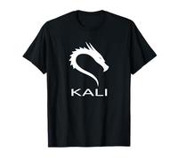 Kali Linux tagline t-shirt w/White Dragon OpenSource Os Tee Maglietta