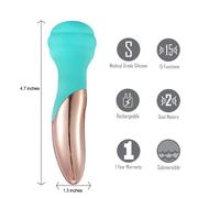 Kali Mini Wand Ricaricabile Wireless A Doppio Motore Con 15 Funzioni