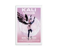 Kali Uchis - Poster su tela Sin Miedo, decorazione per il soggiorno, per la camera da letto, per la casa, per la camera da letto, per la casa, per la camera da letto, 40 x 60 cm