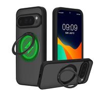 kalibri Cover per Google Pixel 10 PRO XL Cover - Custodia Magnetica Protettiva con Anello Girevole a 360°- Compatibile con MagSafe - Nero/Trasparente Matt