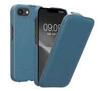 kalibri Custodia a Flip Ultra Slim Custodia compatibile con Apple iPhone 16e - Pelle Custodia protettiva Case in blu