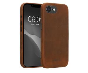 kalibri Custodia in pelle compatibile con Apple iPhone 17e / iPhone 16e - Custodia Back Cover protettiva Case posteriore