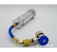 Kalibrierter Nachfüllkugelinjektor Olio Tessuto UV Adattatore Climatica R1234YF