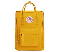 KALIDI, Zaino casual per computer portatile, 38,1 cm, classico, da campeggio, viaggi, all'aperto, quadrato, università, escursionismo, palestra, giallo