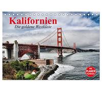 Kalifornien. Die goldene Westküste (Tischkalender 2026 DIN A5 quer), CALVENDO Monatskalender: Der goldene Bundesstaat an der Westküste der USA