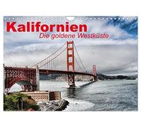 Kalifornien ¿ Die goldene Westküste (Wandkalender 2026 DIN A4 quer), CALVENDO Monatskalender: Der goldene Bundesstaat der USA an der Westküste