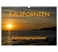 KALIFORNIEN Küstenimpressionen (Wandkalender 2027 DIN A3 quer), CALVENDO Monatsk