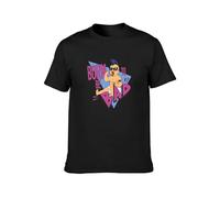 KALIKADUO Born To Be Bad Unisex 100% Cotton Short-Sleeve T-Shirts Black S