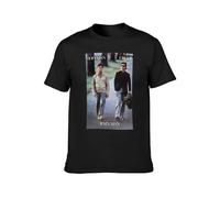KALIKADUO Rain Man Movie Tom Cruise Dtin Hoffman Unisex 100% Cotton Short-Sleeve T-Shirts Black XXL