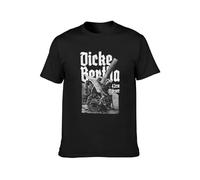 KALIKADUO Thickness Bertha Ww1 Legend Cannon Cult Unisex 100% Cotton Short-Sleeve T-Shirts Black XXXL