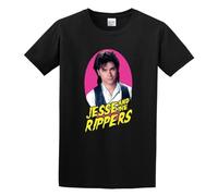 KALIKADUO Threads Full House Uncle Jesse Jesse And The Rippers Unisex 100% Cotton Short-Sleeve T-Shirts Black XXXL