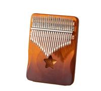 Kalimba 17/21 Mahogany Chromatic Beginner Keys Professional Thumb Piano Kalimba Music Mini Instrument (Size : 17)