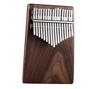 Kalimba 17 21 Tasti Kalimba Noce Nera Inclinata Tavola Piatta Pollice Pianoforte Classe A Strumenti Musicali Professionali Con Scatola Per Il Trasporto(17 key)