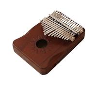 Kalimba 17 Keys Thumb Piano Strumento musicale in mogano per bambini Piano di dito portatile e adulti Principianti Polcatura professionale Strumento musicale Musical brown