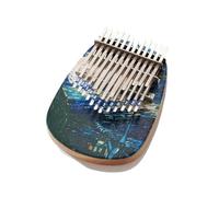 Kalimba 17 Tasti 25 Tasti Kalimba Acacia Pollice Pianoforte Xilofono Vibrafono Tastiera Portatile Doppia Strumento Musicale(B)