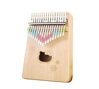 Kalimba 17 Tasti Amanti Della Musica 17 Tasti Kalimba Dito Pollice Pianoforte Xilofono Vibrafono Strumento Musicale Legno Bambù(B)