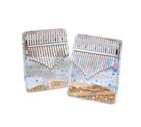 Kalimba 17 Tasti Kalimba 17 21 Tasti Pianoforte A Pollice In Acrilico Trasparente Strumento A Tastiera Professionale Per Principianti(A21)