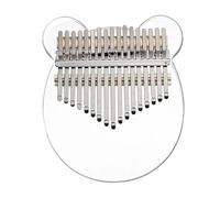 Kalimba 17 Tasti Kalimba In Acrilico 17/21 Tasti Pianoforte A Pollice Trasparente Kalimba Strumento A Tastiera Con Scatola(A17)
