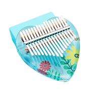 Kalimba 17 Tasti Kalimba In Acrilico Pianoforte A Pollice Da 17 Tasti Tastiera Kalimba Professionale Strumento Per Amanti Della Musica(B)