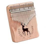 Kalimba 17 Tasti Kalimba Shrapnel Kit Di Accessori Musicali 17 21 Tasti Mogano Grano Box Thumb Piano(D21)