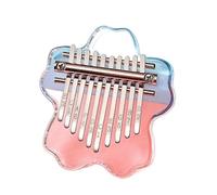 Kalimba 17 Tasti Mini Kalimba 10 Tasti In Acrilico Thumb Piano Finger Piano Strumento A Tastiera(A)