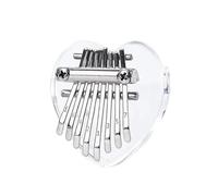 Kalimba 17 Tasti Mini Pianoforte A Pollice Kalimba In Acrilico Trasparente A 8 Tasti Adatto Per Gli Amanti Della Musica Principianti(A)