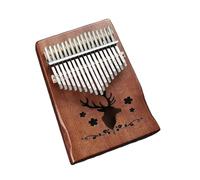 Kalimba 17 Tasti Pianoforte A Pollice Kalimba A 17 Tasti Con Corpo In Mogano Strumento Musicale Pianoforte A Dita Per Principianti Portatile(A)