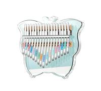 Kalimba 17 Tasti Pianoforte A Pollice Kalimba In Acrilico 17 21 Tasti Mini Kalimba Portatile Tastiera Musicale Per Principianti Mini Strumento Musicale(A17)