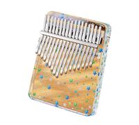 Kalimba 17 Tasti Pianoforte A Pollice Kalimba Pianoforte A Dita Portatile Trasparente In Acrilico Con Martello Strumento Musicale(A17)