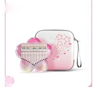 Kalimba 17 Tasti Pianoforte A Pollice Portatile Kalimba In Acrilico A 17 Tasti Adatto Per Principianti Adulti Set Professionale(B)