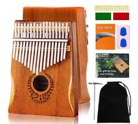 Kalimba 17 Tasti Pianoforte a Pollice Strumento Musicale Professionale Mbira San