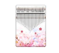 Kalimba 17 Tasti Tastiera Musicale 21 Note Pollice Pianoforte Colorato Portatile Kalimba Strumento Musicale Professionale(A)