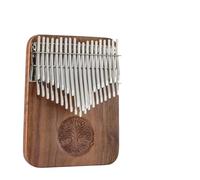 Kalimba 34-key all solid wood black walnut cute musical instrument chromatic piano portable marimba mini thumb instrument limba