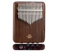 Kalimba a 17/21 tasti con pickup incorporato, jack per altoparlante esterno da 6,5, jack per cuffie e registrazione, strumento a tastiera per pianoforte elettrico a pollice per composizione musicale(1