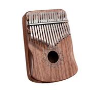 Kalimba a 17 tasti o 21 tasti, pianoforte da pollice portatile con design a forma di U, applicabile ai principianti, include custodia protettiva, martello per accordatura, guida per l'utente (17