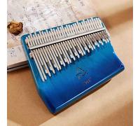 Kalimba a doppio strato 34 tasti portatile per principianti impiallacciato pianoforte da pollice con custodia da trasporto set di strumenti per accordatura in legno pianoforte per meditazione suono