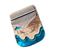 Kalimba Adulto Kalimba In Resina Realizzata In Legno Di Faggio 21 Tasti Portatile Facile Da Imparare A Forma Di Gru Balena(Cranes)