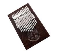 Kalimba Cromatico A 24 Tasti, Pianoforte A Pollice In Noce Nera, Doppio Strato, Professionale, Con Accessori Kalimba Strumento Musicale (Color : B Tone)