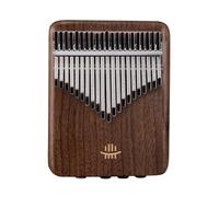 Kalimba elettrica a 17/21 tasti con pickup incorporato, pianoforte a pollice con equalizzatore professionale, strumento a tastiera in legno di noce completamente impiallacciato(21Key)
