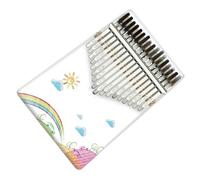 Kalimba Finger Piano Pianoforte Per Dita In Legno Di Abete Rosso Per Principianti 17 Toni Strumento Musicale Per Pianoforte A Pollice Kalimba Dipinto (Color : 07)
