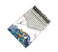 Kalimba Finger Piano Pianoforte Per Dita In Legno Di Abete Rosso Per Principianti 17 Toni Strumento Musicale Per Pianoforte A Pollice Kalimba Dipinto (Color : 02)
