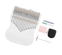 Kalimba Finger Piano Pianoforte Per Pollice Kalimba Portatile In Acrilico Trasparente A 17 Tasti Per Principianti Con Martello Per Accordatura